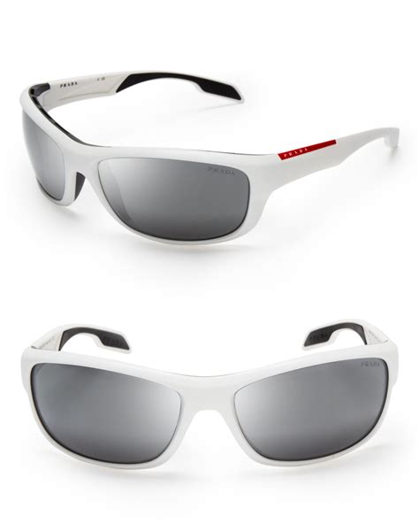 prada sport sunglasses white|prada men's sunglasses polarized.